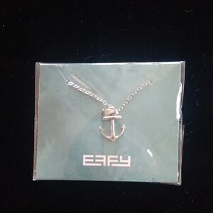 Effy Silver Nautical Anchor Pendant
